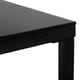 ESCRITORIO VIDRIO METAL 110 X 50 NEGRO JHC