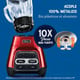 LICUADORA OSTER 1000 W 6 VLC ROJO BLSTPYG1310RBG053