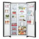 REFRIGERADORA LG 509 LT SIDE BY SIDE NEGRO GS51MPD