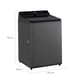 LAVADORA LG 18 KG IA NEGRO WT18PBTX