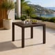 MESA PLASTICO ETERNA WENGUE RIMAX 80X80
