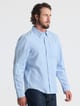 Camisa chambray de algodón hombre