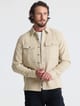 Sobrecamisa de twill grueso hombre