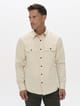 Camisa de trabajo de algodón peinado hombre