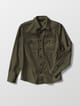 Camisa de trabajo de algodón peinado hombre