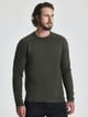 Chompa cuello redondo de merino hombre