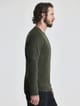 Chompa cuello redondo de merino hombre