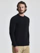 Chompa cuello redondo de merino hombre