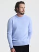Chompa cuello redondo de merino hombre