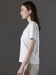 Polo cuello V de algodón pima mujer