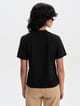 Polo manga corta de jersey stretch mujer