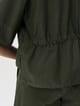 Camisa safari de popelina mujer