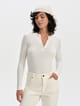 Polo henley manga larga mujer
