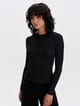 Polo henley manga larga mujer