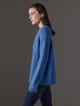 Chompa cuello redondo de merino mujer