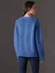 Chompa cuello redondo de merino mujer