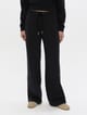 Pantalón de buzo pierna ancha mujer