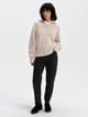 Pantalón de twill de algodón mujer